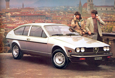 La versione americana dell'Alfetta GT chiamata Sprint Veloce